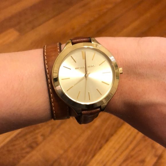 Michael Kors Double Wrap Watch - Picture 3 of 5